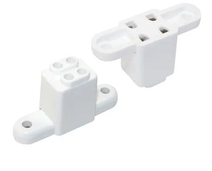 4-Pin Lamp Socket with Surface Mounting Bracket