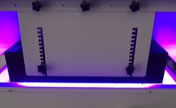 600mm Wide UV LED Curing Chain Conveyor with Water Cooling - 7 W/cm2