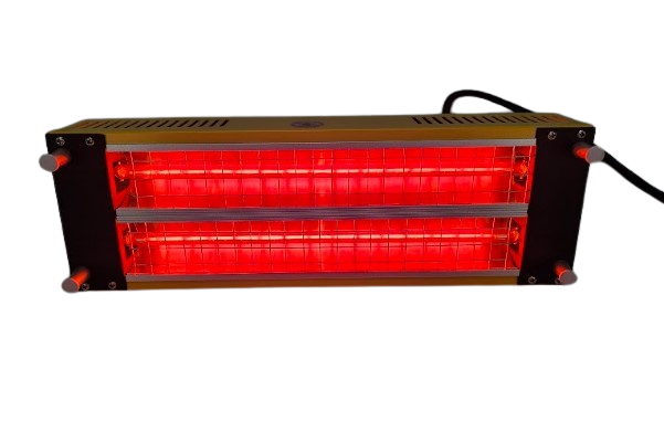 Irradiateur portatif infrarouge CureUV IR à 2 ampoules pour le séchage