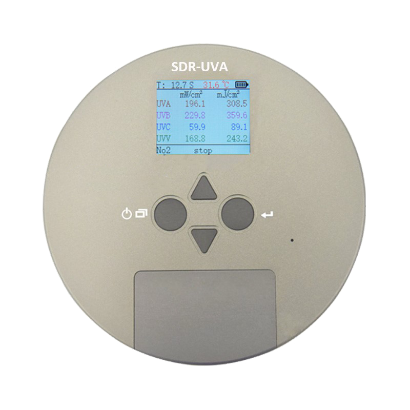 CureUV Radiometer for UVA / UVB / UVC / UVV Wavelength 1 Channel