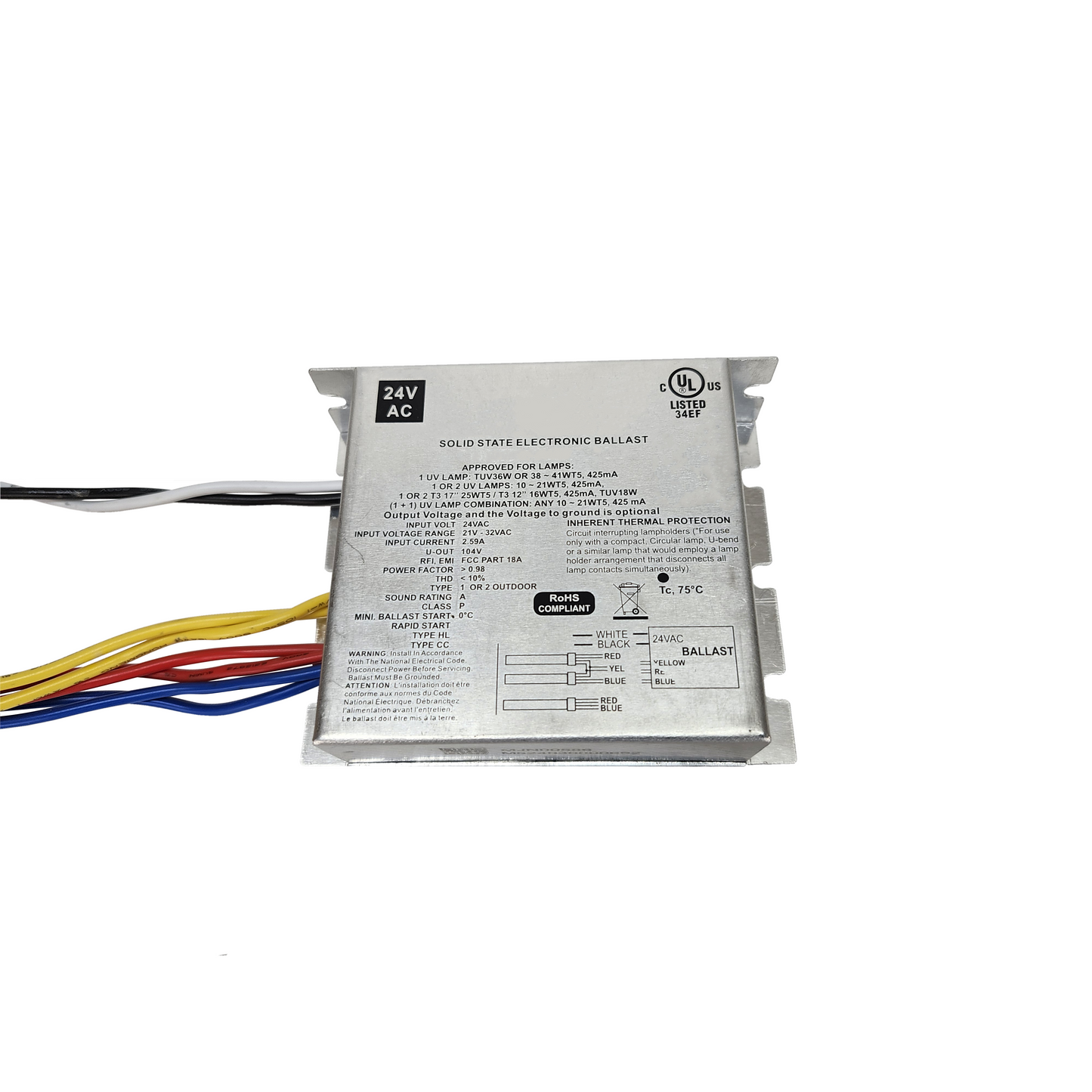 Ultravation - Bombilla de luz ultravioleta EZ-Light 17 para tratamiento germicida del aire