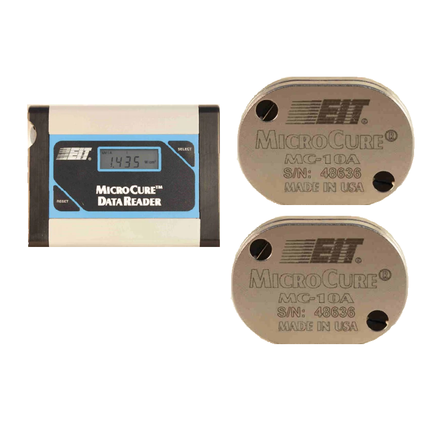 Radiómetro MicroCure con lector de datos