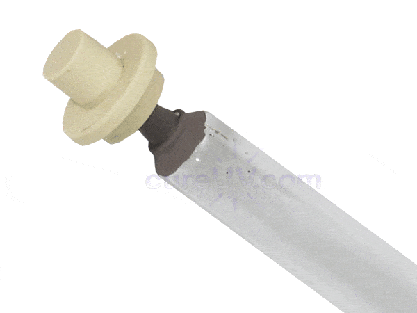 MetalBox Pièce # MB1235 Ampoule de lampe à polymérisation UV avec extrémités en céramique