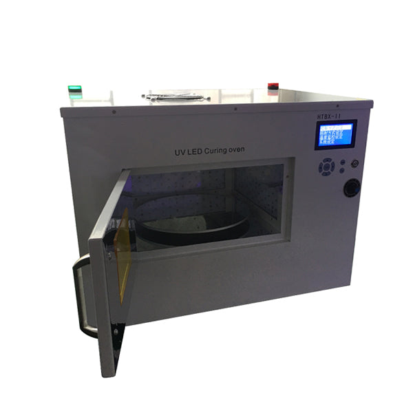 Customizable LED UV Curing Chamber with Rotating Tray