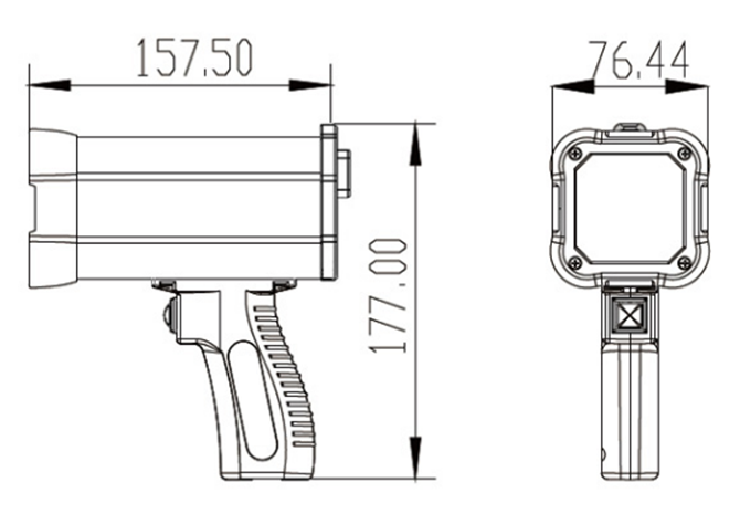 High Powered LED Handheld UV Light