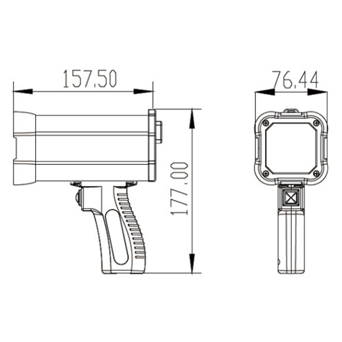 Luz UV portátil LED de alta potencia