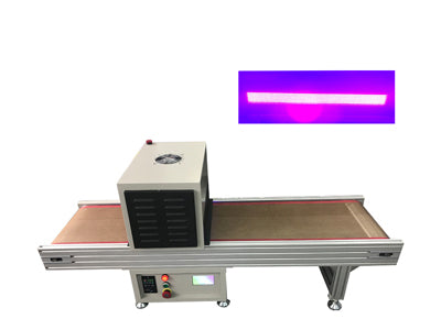 Convoyeur de polymérisation UV LED 350x30mm avec refroidissement par eau pour l'impression flexo et l'impression offset