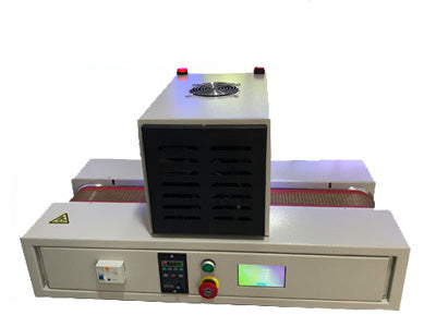 Transportador de curado LED UV de tres caras de 100 x 100 mm y 120 x 30 mm