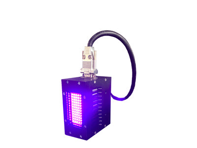 Réseau de LED UV 60x25 mm avec refroidissement par ventilateur pour convoyeurs à LED UV