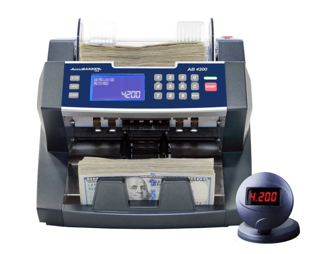 Accubanker AB4000 MGUV - Cash Teller with UV and MG Detection