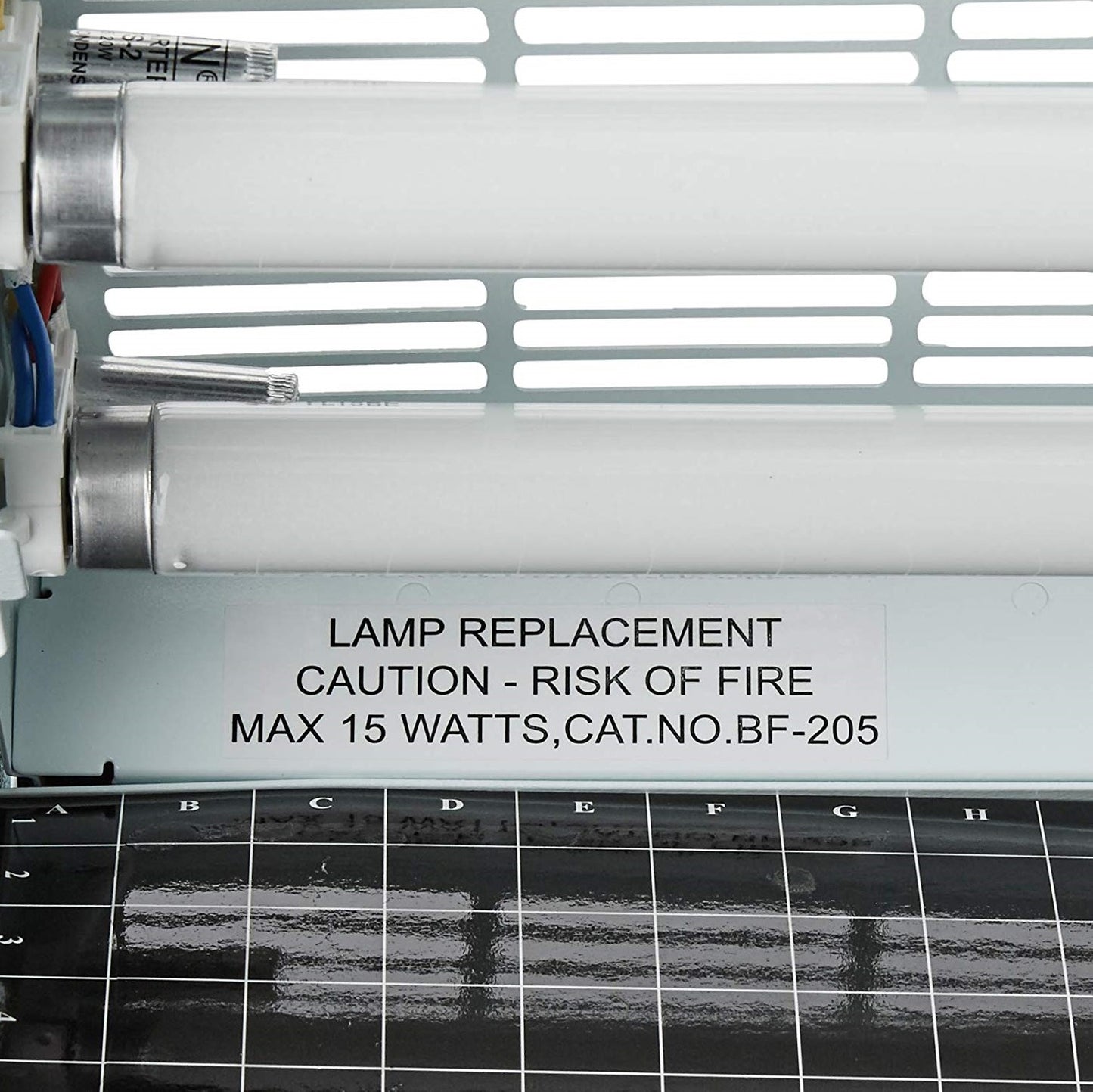 2 X 15W UV Bulbs inside Flowtron NightGuard