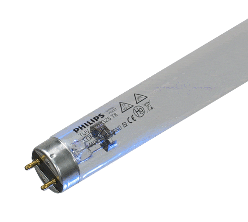 Philips - TUV G25T8 Air/Water Treatment Germicidal UV Light Bulb