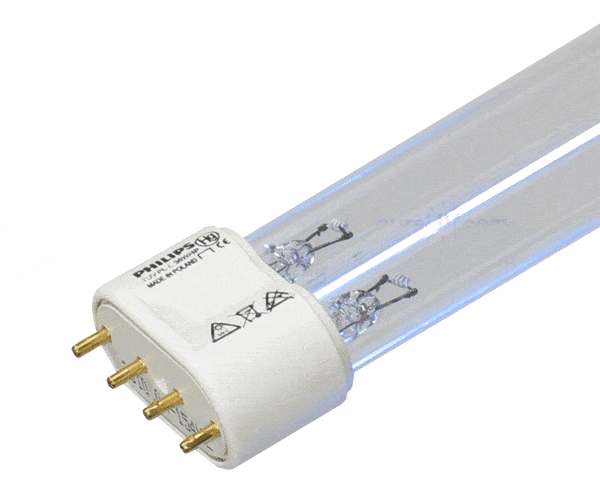 UV germicidal lamp; 60 watts, 152µW/cm2 intensity, 115 VAC/60 Hz from  Cole-Parmer France