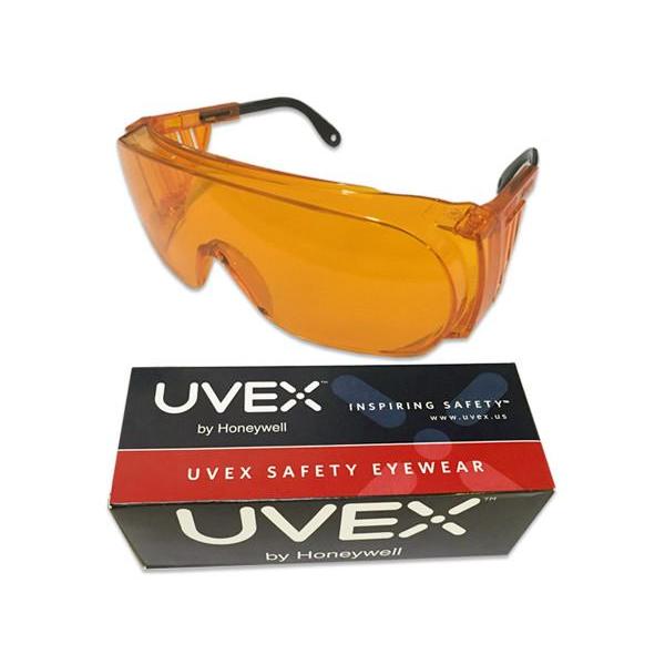 uvex protective goggles Uvex Ultraspec Orange Safety Glasses