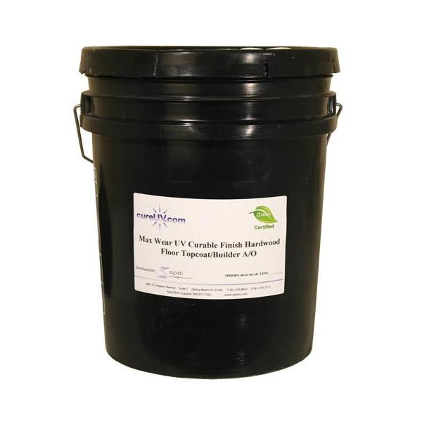 Resin - Max Finish Topcoat With AO - UV Cure Hardwood Floor - 5 Gallons