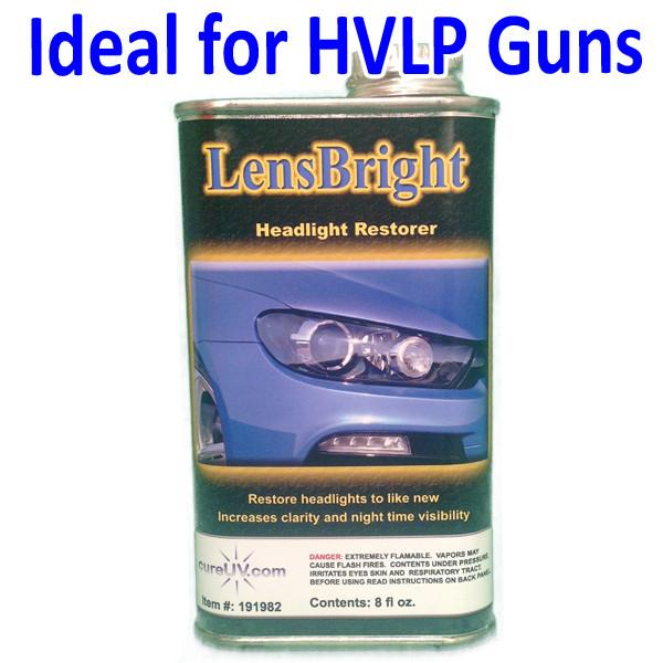 UV Curing - LensBright Headlight Restorer - 8oz Can For HVLP Spray Gun