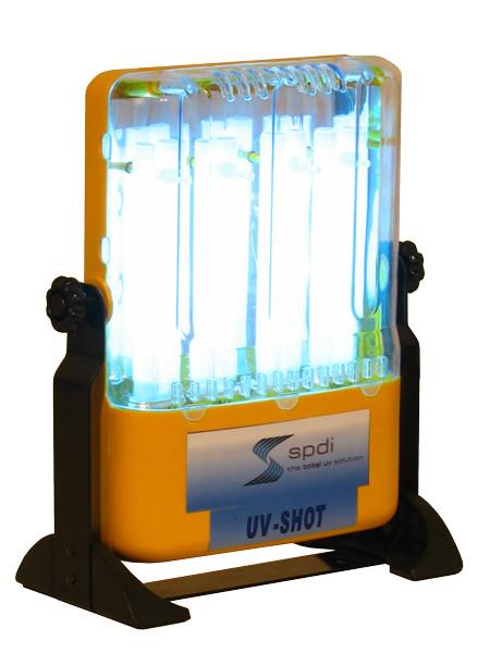 Low Intensity UV Curing Light Fixture with Adjustable Base