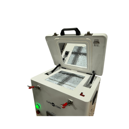 Chambre à LED UV purgable à l'argon, chargement par le haut, 7" x 7"