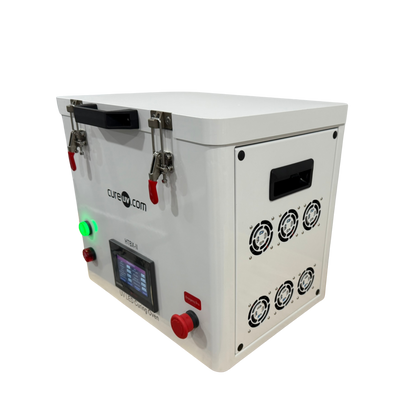 Chambre à LED UV purgable à l'argon, chargement par le haut, 7" x 7"