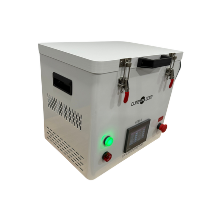 Chambre à LED UV purgable à l'argon, chargement par le haut, 7" x 7"