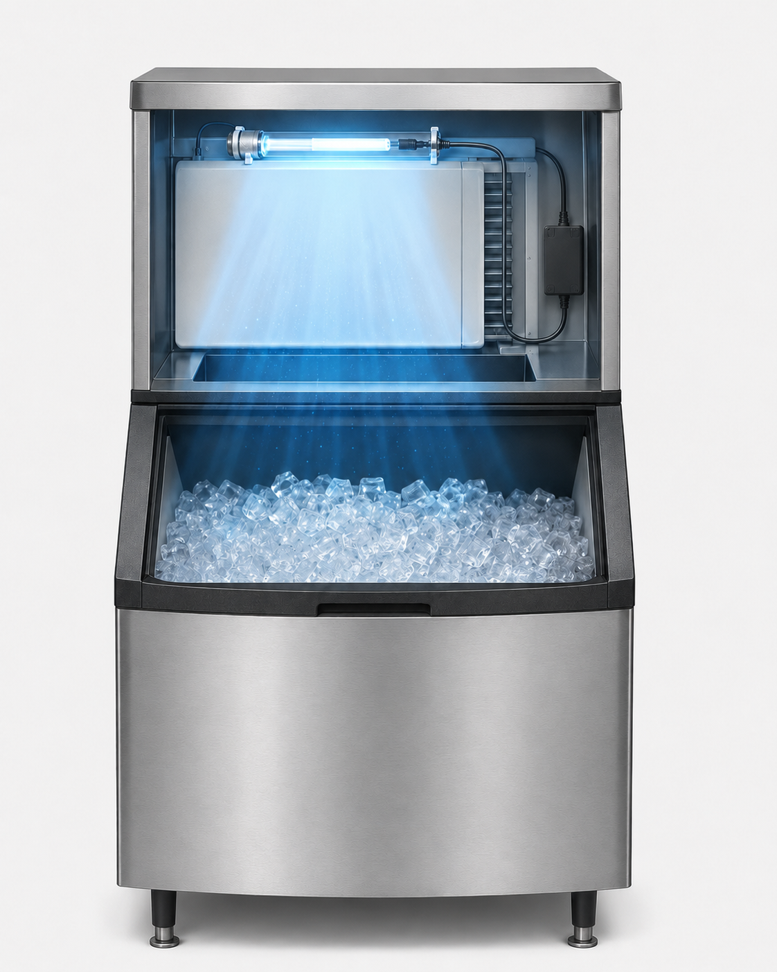 CureUV Industrial Ice Machine UV-C Surface Disinfection System – 20W, 254 nm, Single Lamp