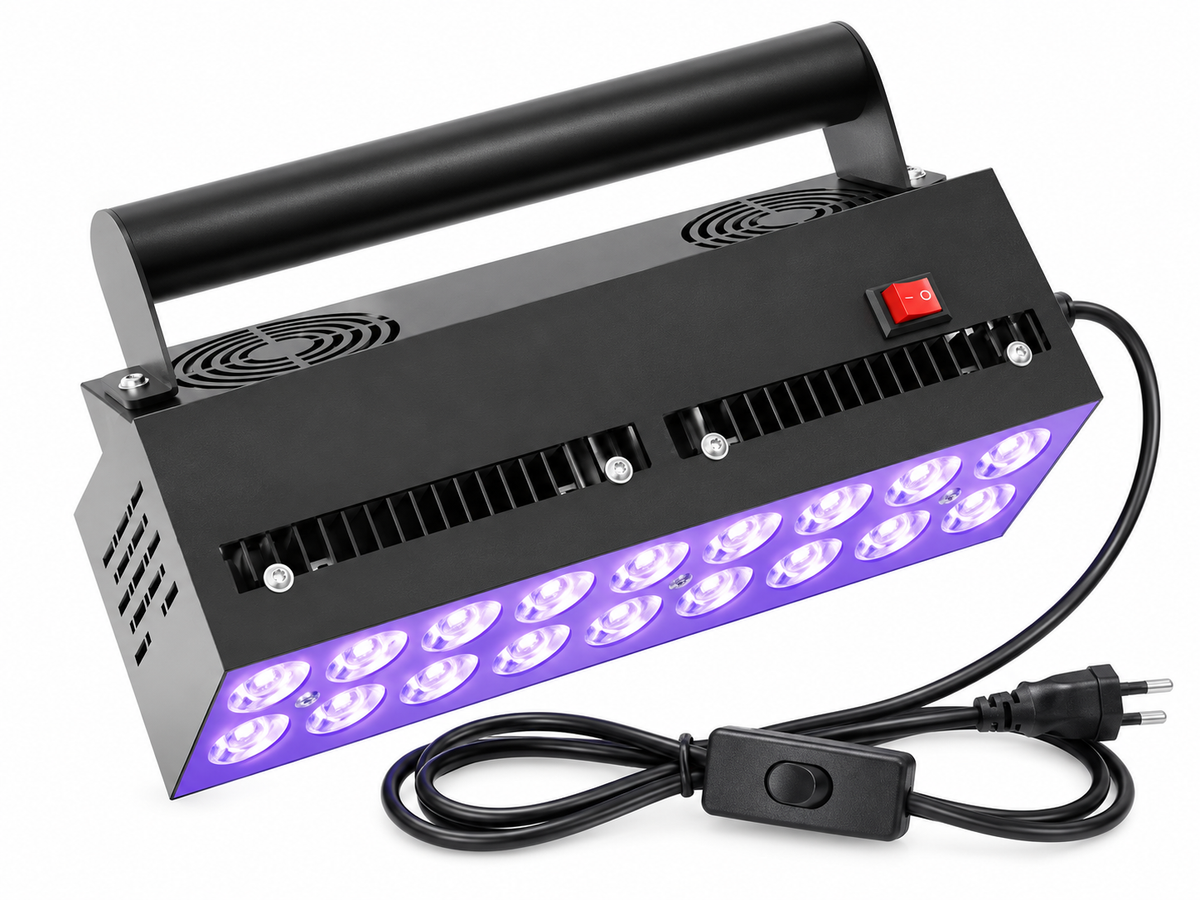 Portable Handheld 200W UV LED Curing Light – 365nm / 395nm