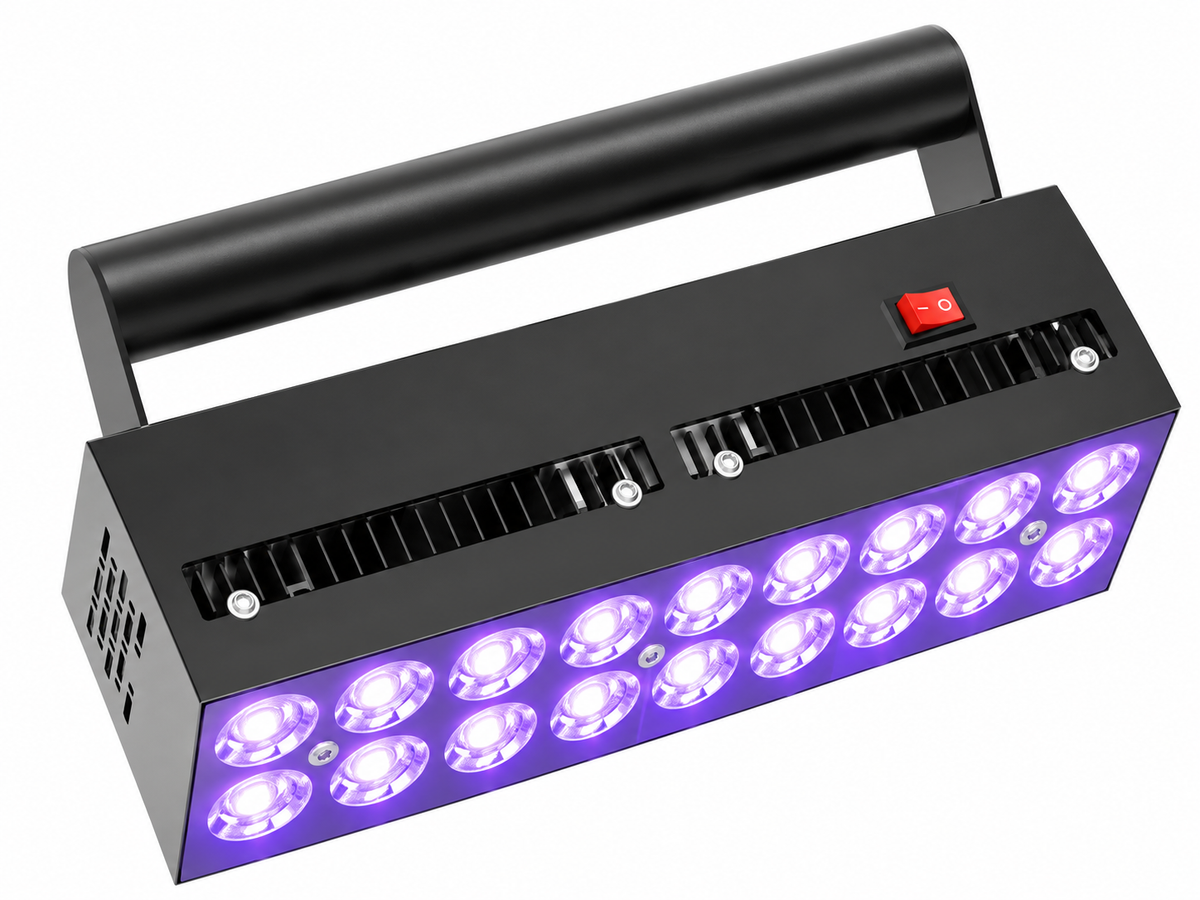 Portable Handheld 200W UV LED Curing Light – 365nm / 395nm