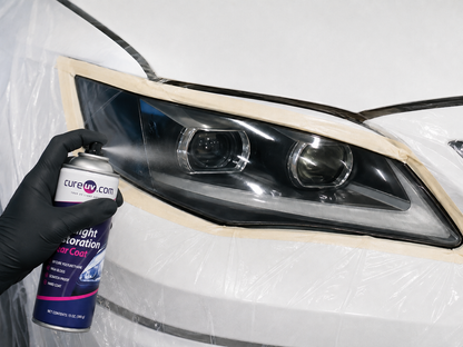 CureUV LED-Cured Headlight Restoration Clear Coat for Polycarbonate Lenses