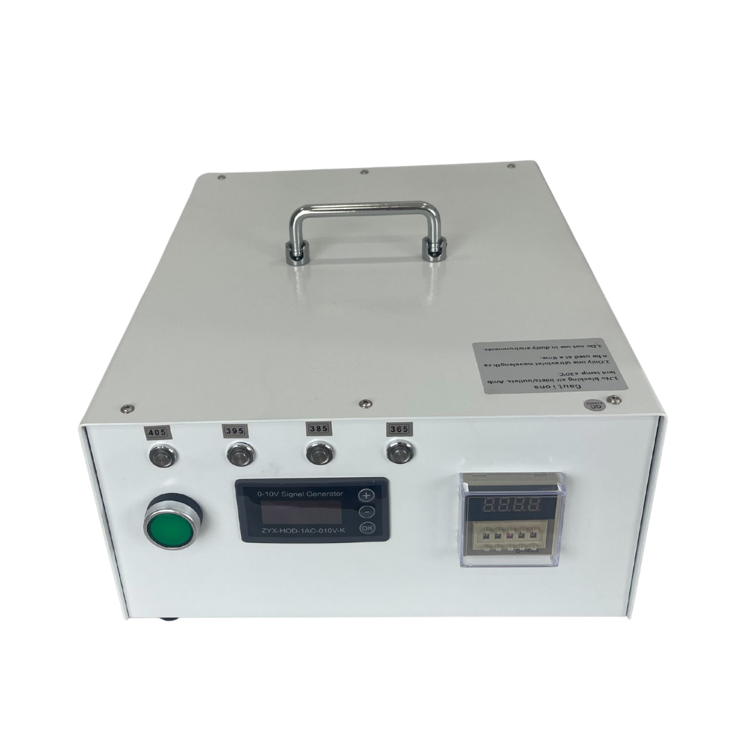 4 Wavelength LED UV Test Chamber with Rotating Tray and Adjustable Shelf Height