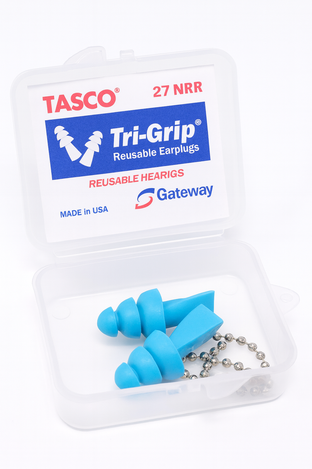 Tri-Grip® JR Reusable Earplugs - 27 NRR (Pack of 10)