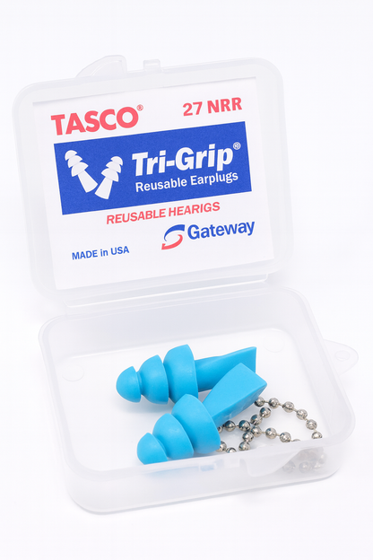 Tri-Grip® JR Reusable Earplugs - 27 NRR (Pack of 10)