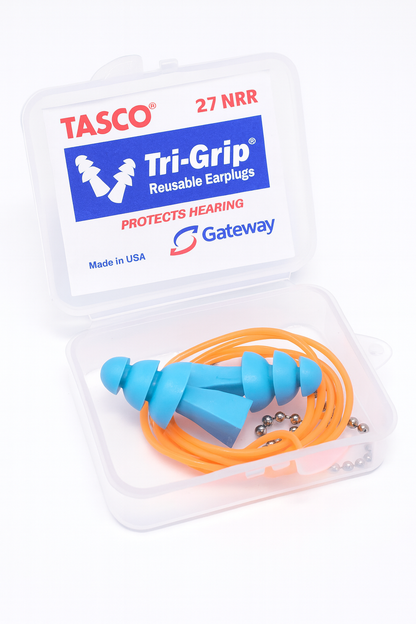 Tri-Grip® JR Reusable Earplugs - 27 NRR (Pack of 10)