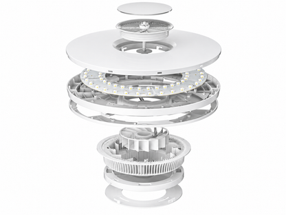 Panneau LED rond de nettoyage de l'air
