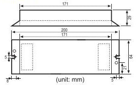 Electronic Ballast PH2-800-2/75U for Germicidal Lamps up to 180W