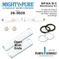 Maintenance Kit for the MIGHTY PURE MP36C, MP36B, and MP36A