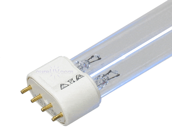 Ampoule UVC de marque CureUV pour General Electric GBX18/UVC/2G11