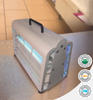 Piège à mouches UV portable à grille électrique à attraction 360° Gardner - 30 watts