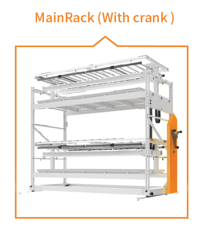 LumiGrow - Système de rack de culture avec lampes et ventilation