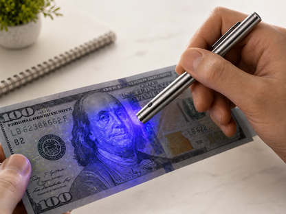 Rechargeable UV Detection & Inspection Flashlight – Pen-Style Design