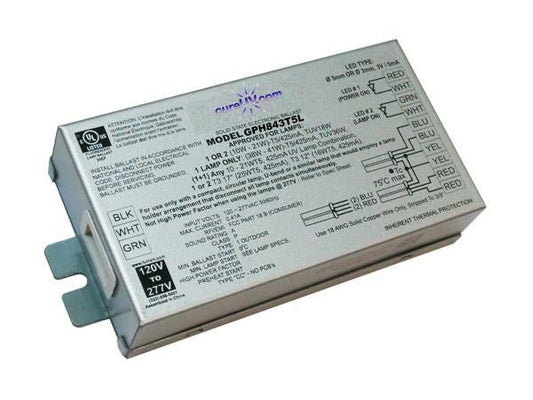 Balastro electrónico garantizado para funcionar con Philips - TUV PL-L 35W HO Bombilla de luz UV germicida para tratamiento de aire/agua