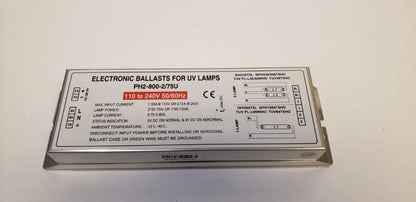 Electronic Ballast PH2-800-2/75U for Germicidal Lamps up to 180W