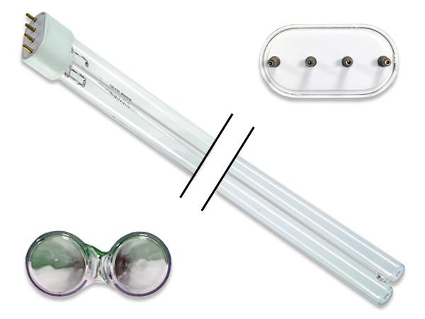 Bombilla UVC marca CureUV para fuentes de luz LTC55W/2G11