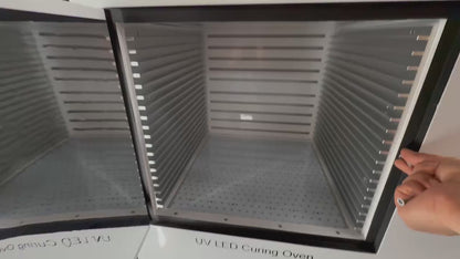Custom LED Curing Chamber 2 Light Sources - 385nm (400mm x 400mm x 400mm)