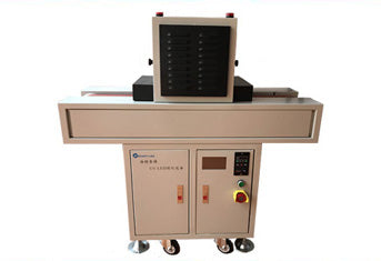 100x100mm UV LED Curing Conveyor with forced air cooling