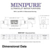Dimensional Dwg for Minipure 1-1.5gpm