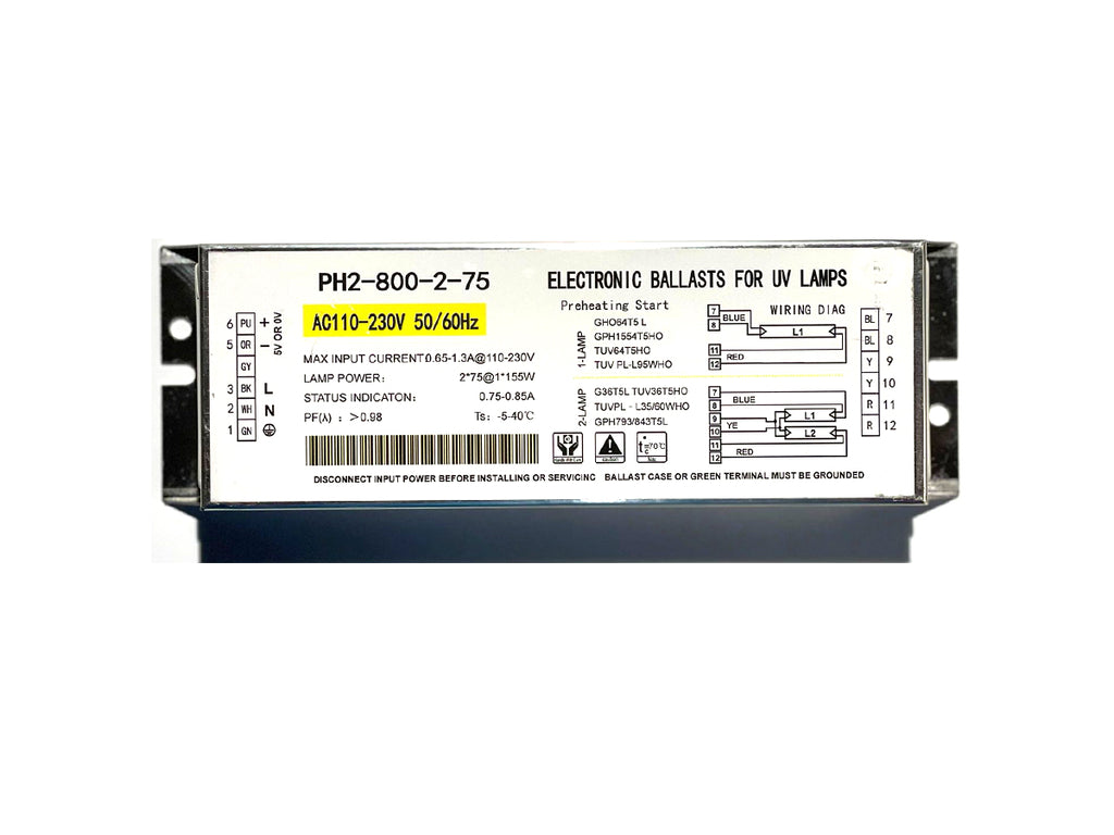 Electronic Ballast Guaranteed to Work with Steril-Aire - GTD 40 VO UV