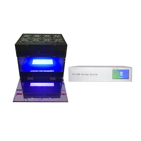 Chambre de polymérisation UV LED haute puissance (zone de polymérisation de 200 mm x 100 mm)