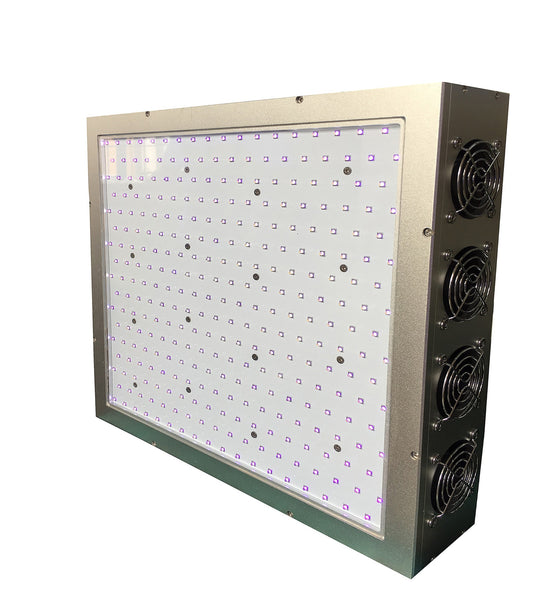 Réseau de LED UV 300 x 300 mm avec refroidissement par ventilateur pour convoyeurs à LED UV
