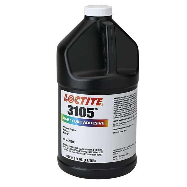 Loctite 3105 Light Cure Adhesive - Part # 23696 - 1 Liter Bottle