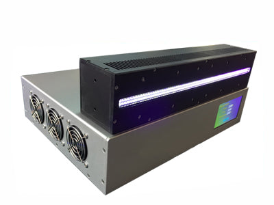 Réseau de LED UV 350x10mm avec refroidissement par air pour convoyeurs à LED UV